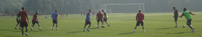 Players training, September 2011