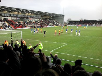 The peak of Jacko's time in charge of City - Morecambe away, three games in.