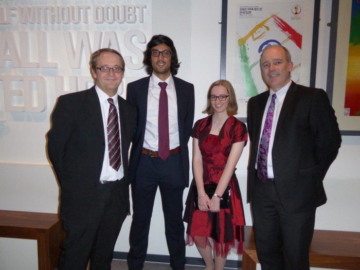 l-r: Jason, Mahesh, Katie, Damien